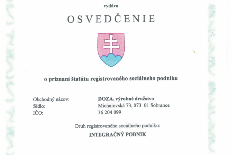 Registrovaný sociálny podnik